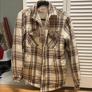 Wrangler Women’s Sherpa Lined Plaid Jacket